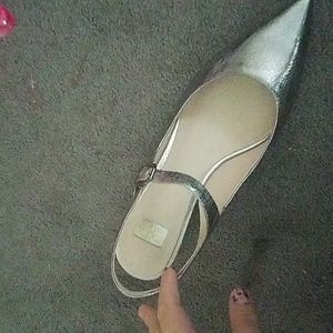 Silver heels